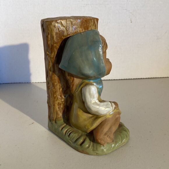 Vintage Hummel-Like UCTCI‎ Japan Little Girl Porcelain Bookend Bookshelf Decor - Picture 6 of 9